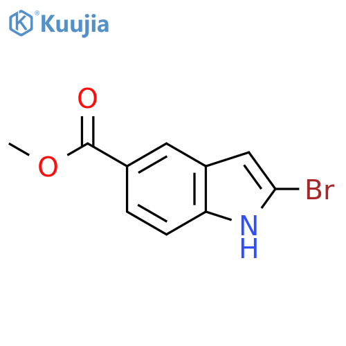 Methyl 2-bromo-1H-indole-5-carboxylate structure