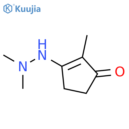 3-(2,2-Dimethylhydrazinyl)-2-methylcyclopent-2-en-1-one structure