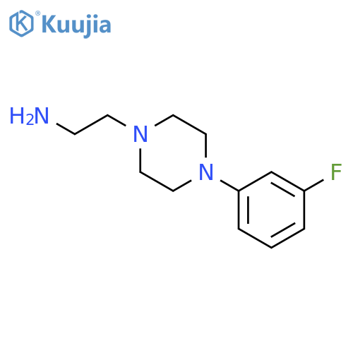 4-(3-fluorophenyl)-1-Piperazineethanamine structure