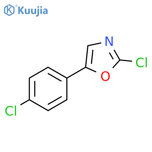 2-chloro-5-(4-chlorophenyl)-1,3-oxazole structure
