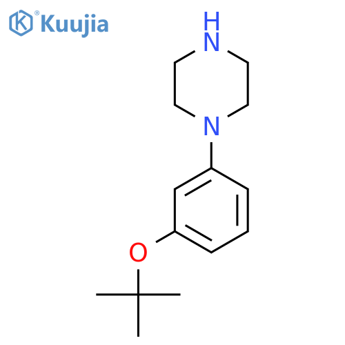 1-(3-Tert-butoxy-phenyl)-piperazine structure