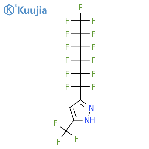 3-Perfluorohexyl-5-trifluoromethyl-pyrazole structure