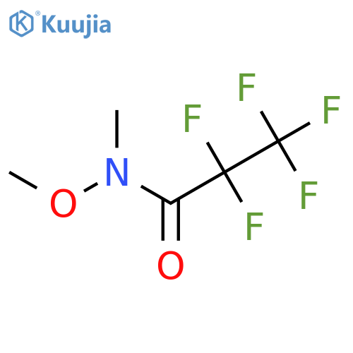 2,2,3,3,3-Pentafluoro-N-methoxy-N-methyl-propionamide structure