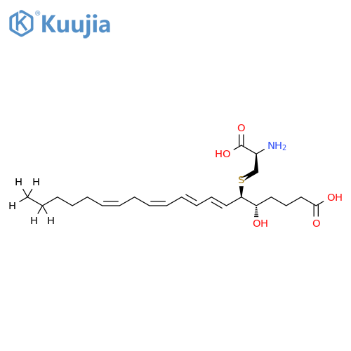 Leukotriene E4-d5 structure
