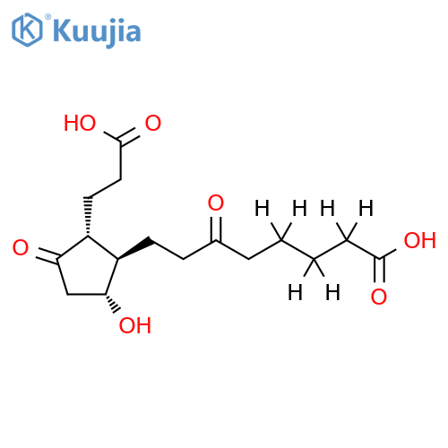 9,15-DIOXO-11ALPHA-HYDROXY-2,3,4,5-TETRANOR-PROSTAN-1,20-DIOIC-17,17,18,18,19,19-D6 ACID structure