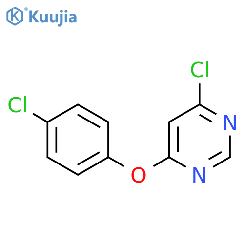 Pyrimidine,4-chloro-6-(4-chlorophenoxy)- structure