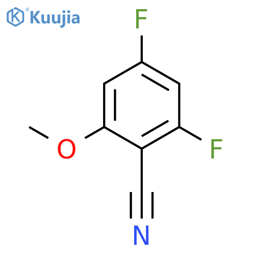 2,4-difluoro-6-methoxybenzonitrile structure