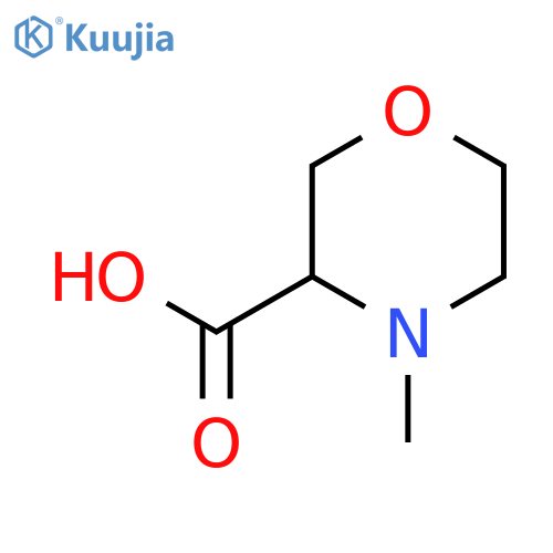 4-Methylmorpholine-3-carboxylic acid structure