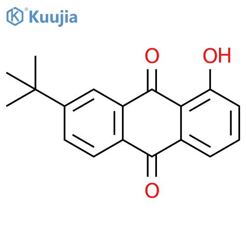 9,10-Anthracenedione, 7-(1,1-dimethylethyl)-1-hydroxy- structure