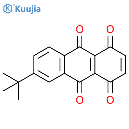 1,4,9,10-Anthracenetetrone, 6-(1,1-dimethylethyl)- structure
