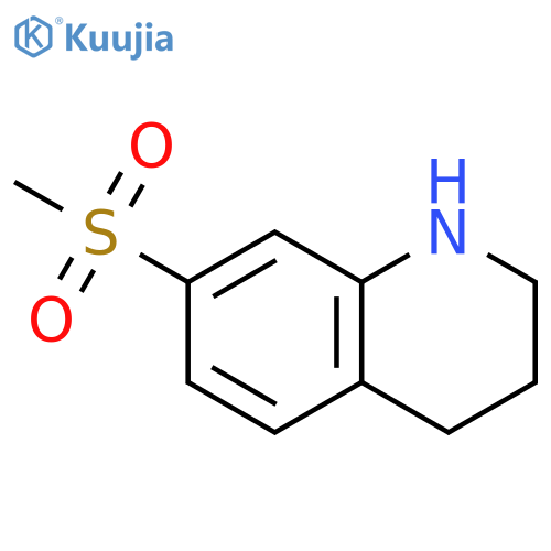 7-methanesulfonyl-1,2,3,4-tetrahydroquinoline structure