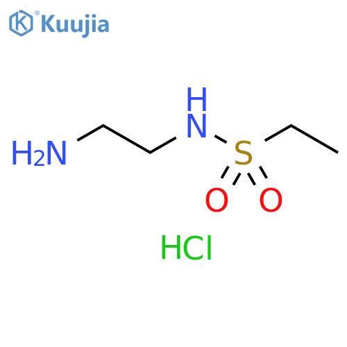 N-(2-aminoethyl)ethane-1-sulfonamide hydrochloride structure