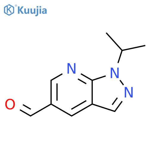 1-(Propan-2-yl)-1H-pyrazolo3,4-bpyridine-5-carbaldehyde structure