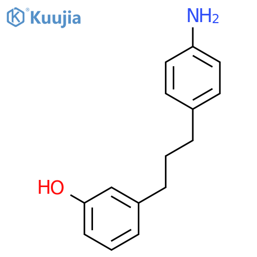 3-3-(4-aminophenyl)propylphenol structure