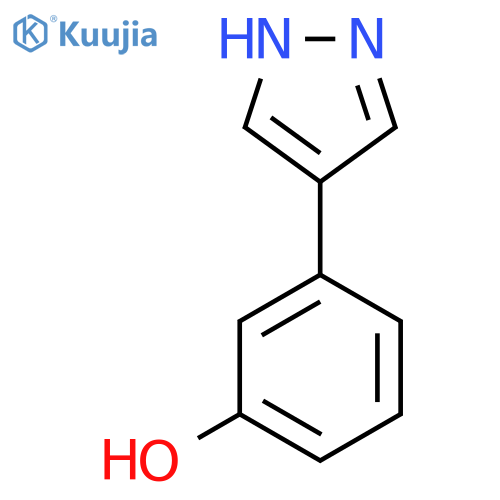3-(1H-Pyrazol-4-yl)phenol structure