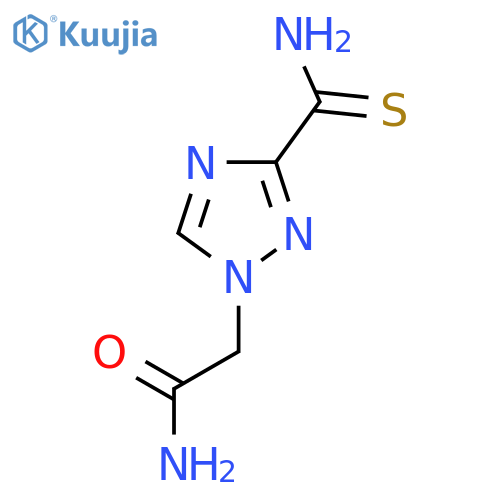 2-(3-carbamothioyl-1H-1,2,4-triazol-1-yl)acetamide structure