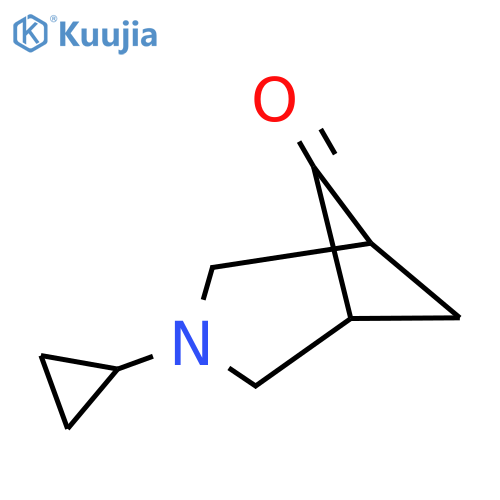 3-Cyclopropyl-3-azabicyclo[3.1.1]heptan-6-one structure