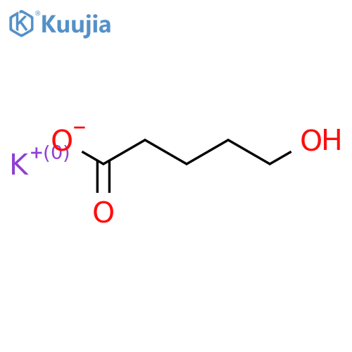 Potassium 5-hydroxypentanoate structure