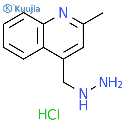 4-(Hydrazinylmethyl)-2-methylquinoline Trihydrochloride structure