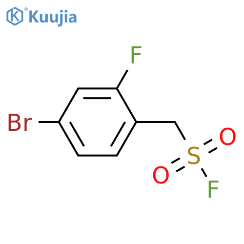 (4-bromo-2-fluorophenyl)methanesulfonyl fluoride structure