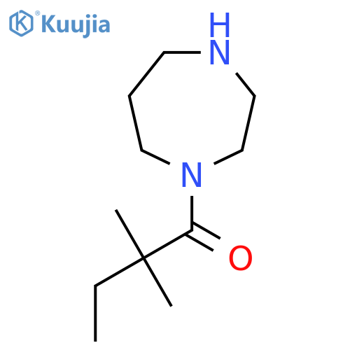 1-(1,4-Diazepan-1-yl)-2,2-dimethylbutan-1-one structure