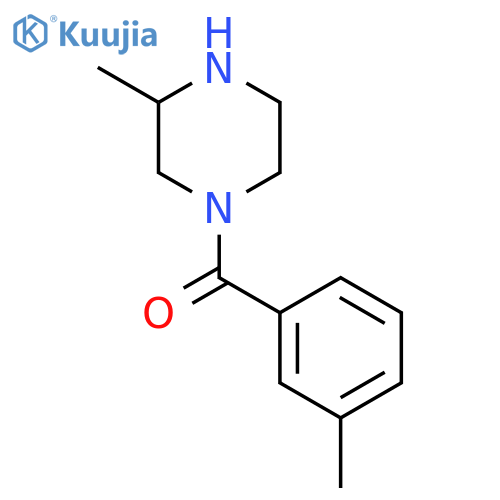 3-Methyl-1-(3-methylbenzoyl)piperazine structure