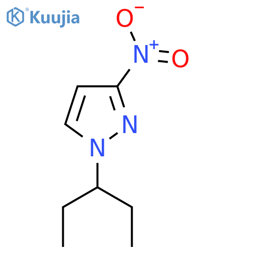 3-Nitro-1-(pentan-3-yl)-1H-pyrazole structure
