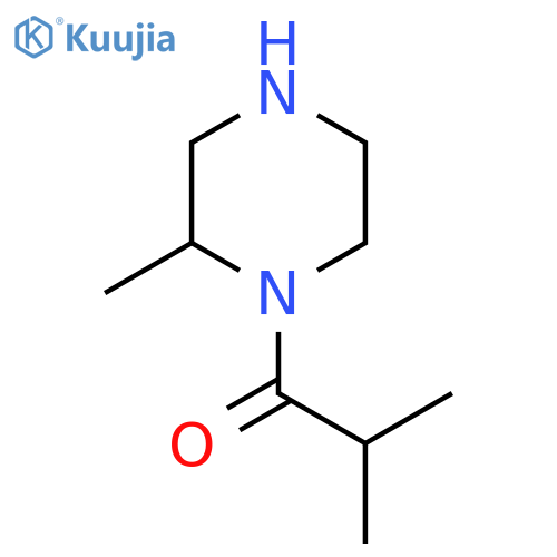 2-Methyl-1-(2-methylpiperazin-1-yl)propan-1-one structure