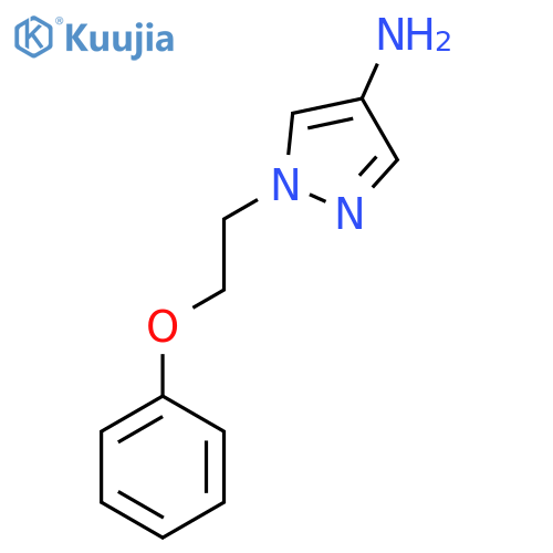 1-(2-Phenoxyethyl)-1H-pyrazol-4-amine structure