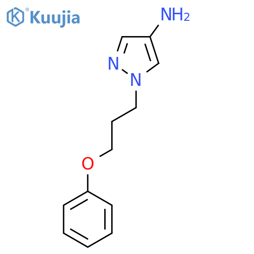1-(3-Phenoxypropyl)-1H-pyrazol-4-amine structure