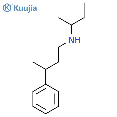 (Butan-2-yl)(3-phenylbutyl)amine structure