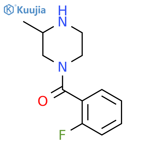 1-(2-Fluorobenzoyl)-3-methylpiperazine structure