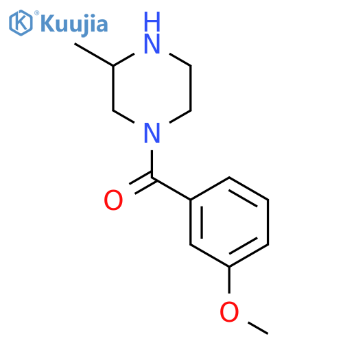 1-(3-Methoxybenzoyl)-3-methylpiperazine structure