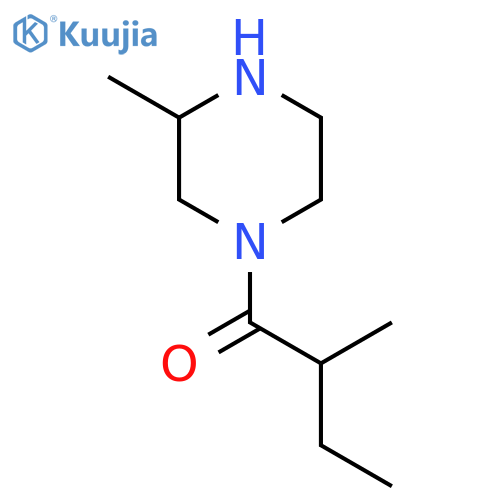 2-Methyl-1-(3-methylpiperazin-1-yl)butan-1-one structure