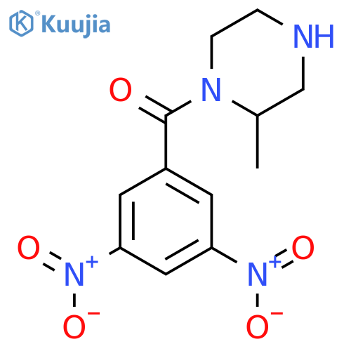 1-(3,5-Dinitrobenzoyl)-2-methylpiperazine structure