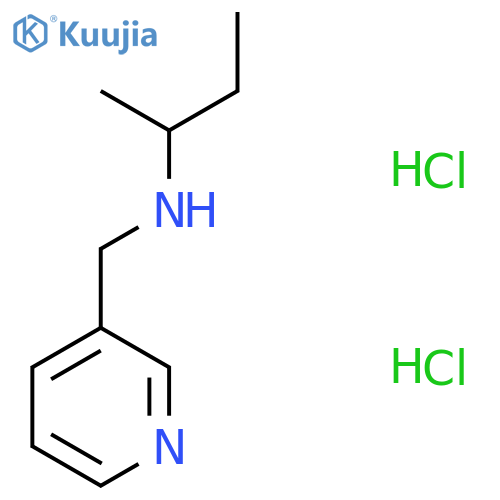 (Butan-2-yl)(pyridin-3-ylmethyl)amine dihydrochloride structure