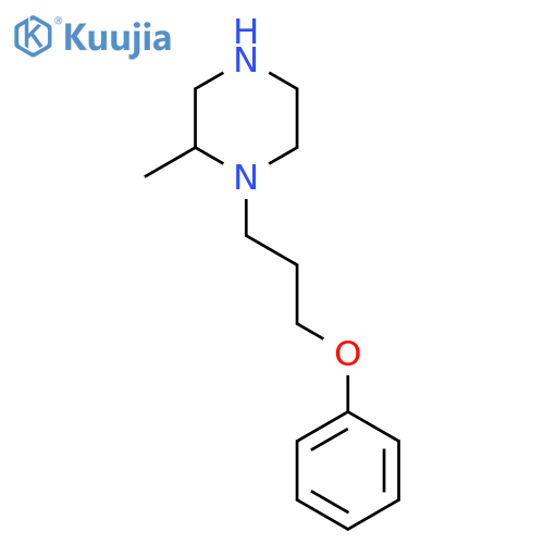 2-Methyl-1-(3-phenoxypropyl)piperazine structure