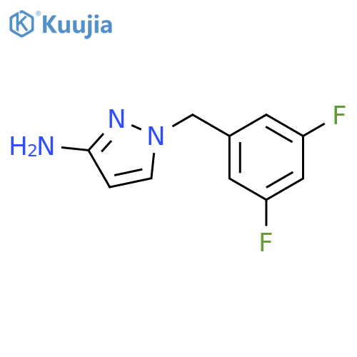 1-(3,5-Difluorobenzyl)-1H-pyrazol-3-amine structure