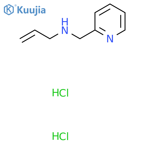 (Prop-2-en-1-yl)(pyridin-2-ylmethyl)amine dihydrochloride structure