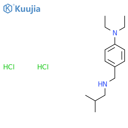 N,N-Diethyl-4-[(isobutylamino)methyl]aniline dihydrochloride structure