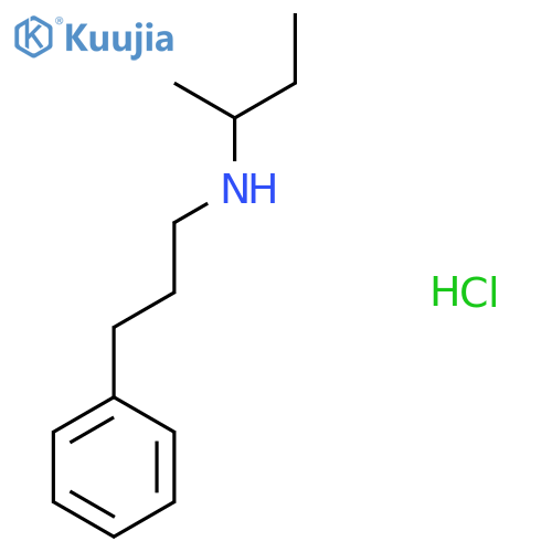 (Butan-2-yl)(3-phenylpropyl)amine hydrochloride structure