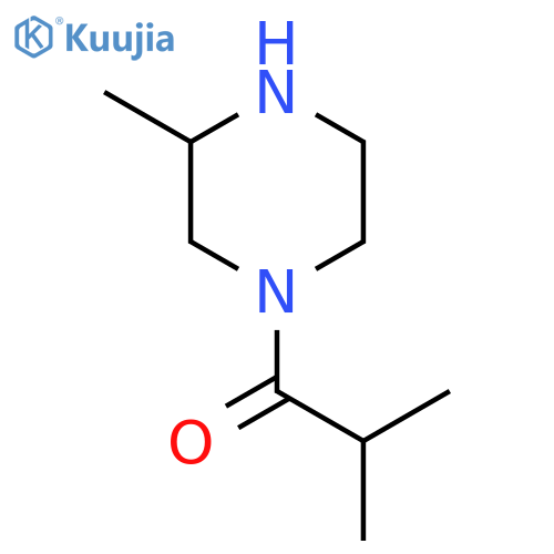 2-methyl-1-(3-methylpiperazin-1-yl)propan-1-one structure