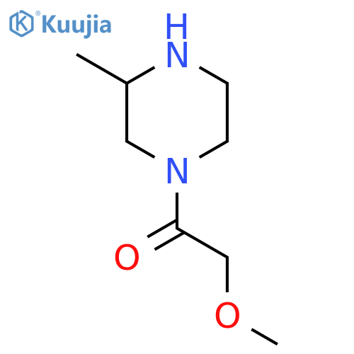 2-Methoxy-1-(3-methylpiperazin-1-yl)ethan-1-one structure