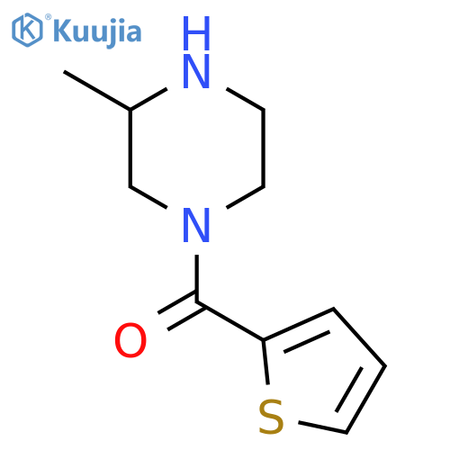 3-methyl-1-(thiophene-2-carbonyl)piperazine structure