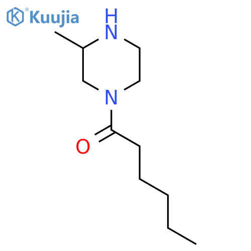 1-(3-methylpiperazin-1-yl)hexan-1-one structure