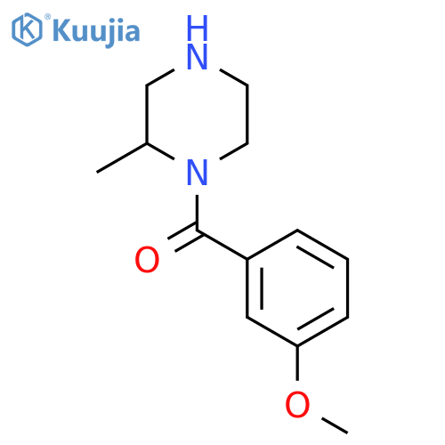 1-(3-Methoxybenzoyl)-2-methylpiperazine structure