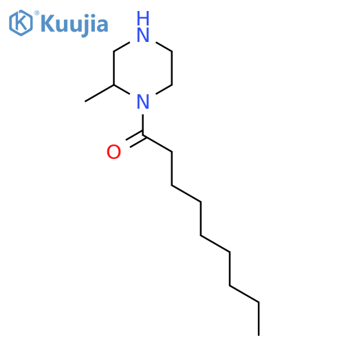 1-(2-Methylpiperazin-1-yl)nonan-1-one structure