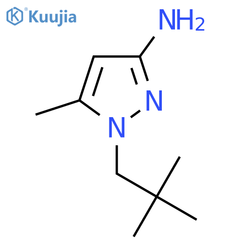 1-(2,2-Dimethylpropyl)-5-methyl-1H-pyrazol-3-amine structure