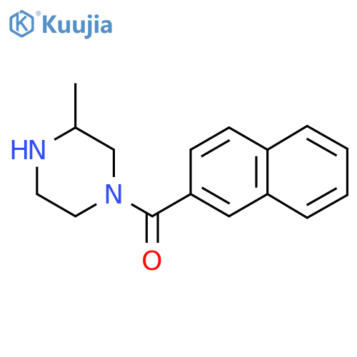 3-Methyl-1-(naphthalene-2-carbonyl)piperazine structure
