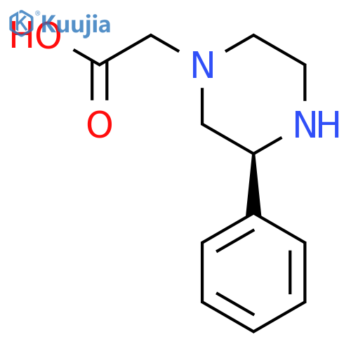2-(3-Phenylpiperazin-1-YL)acetic acid structure